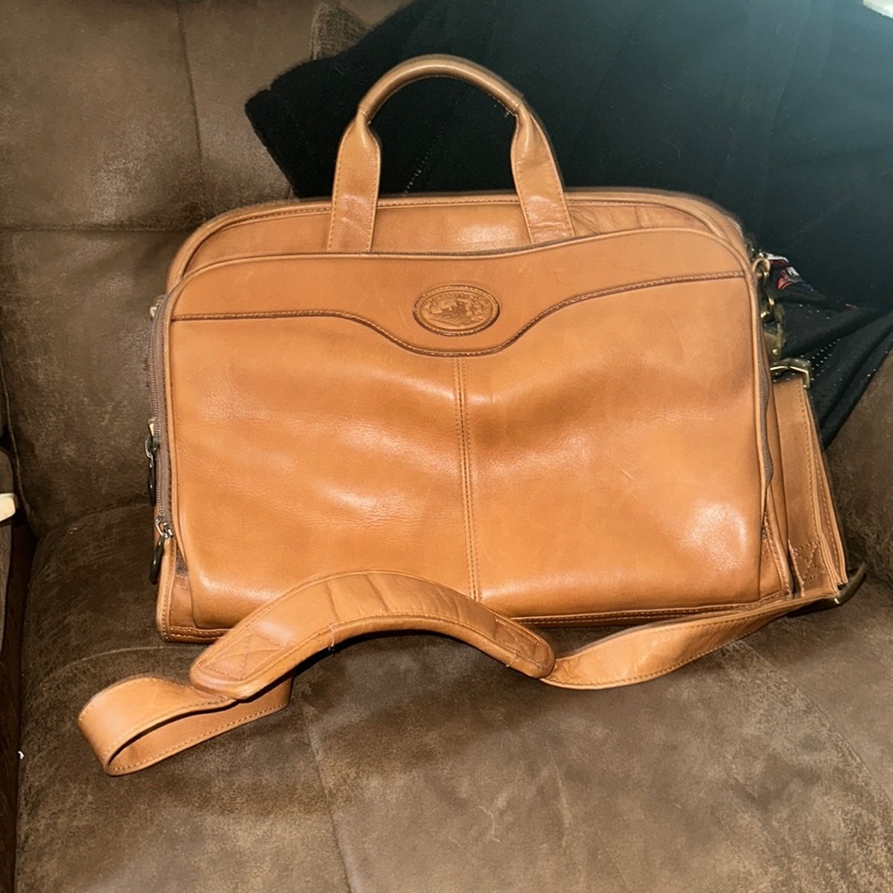 Rare Vintage Leather Santa Fe Leather Messenger Bag - Gem